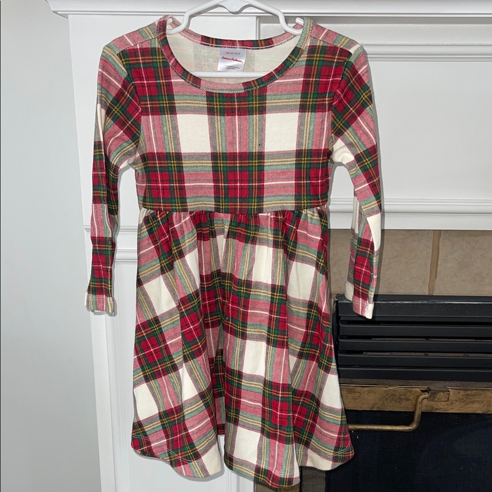 Hanna Andersson Plaid Long Sleeve Dress NWOT 3T - perfect for Christmas